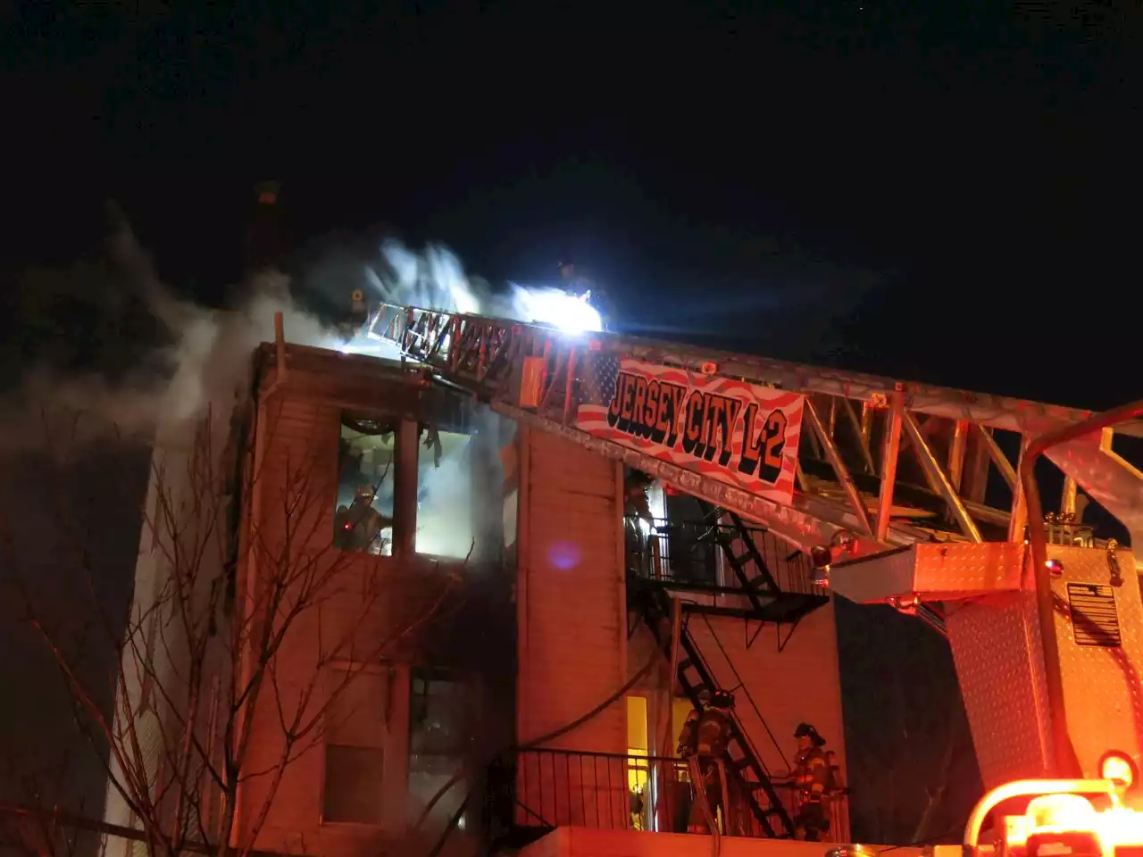 Injuries reported in 3-alarm fire in Jersey City