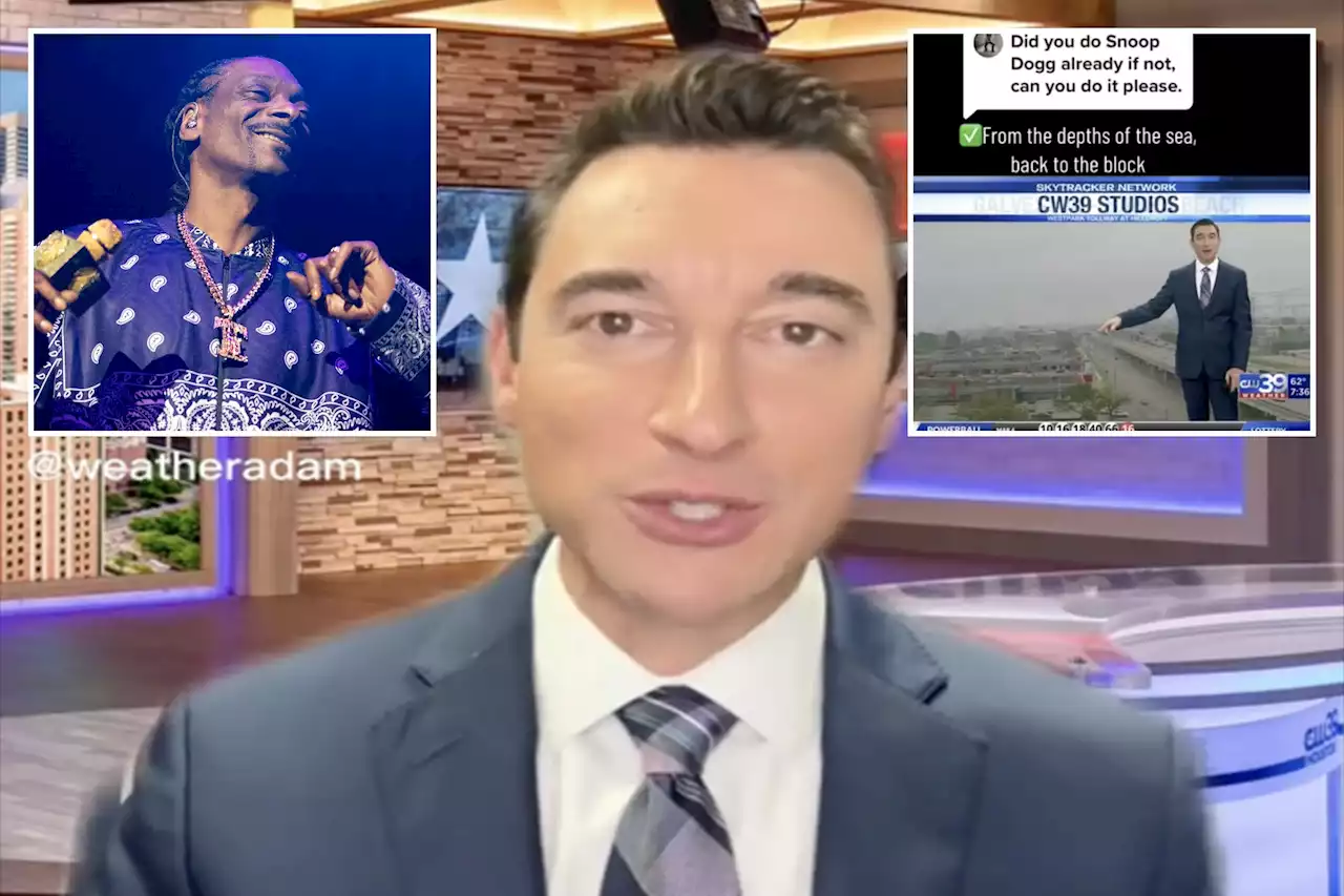 Houston meteorologist sneaks Snoop Dogg lyrics into weather forecasts, earning praise from rapper