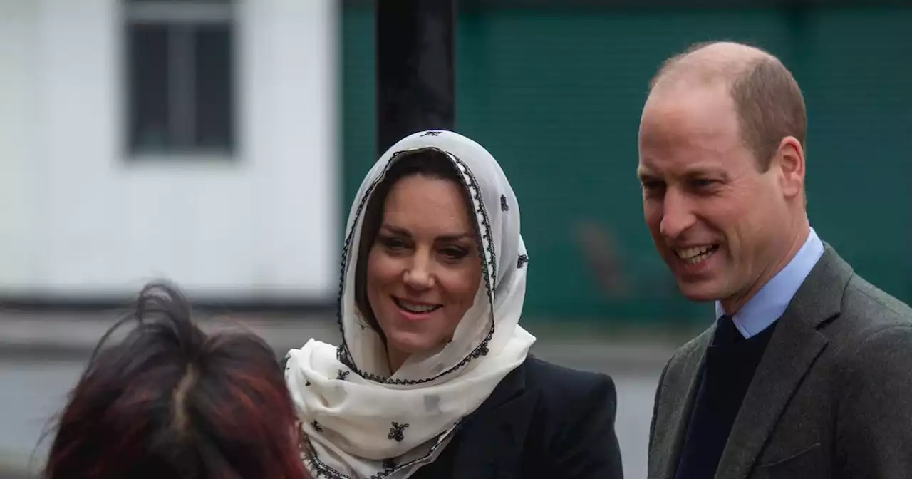 Kate Middleton wears headscarf as she and William visit Muslim centre