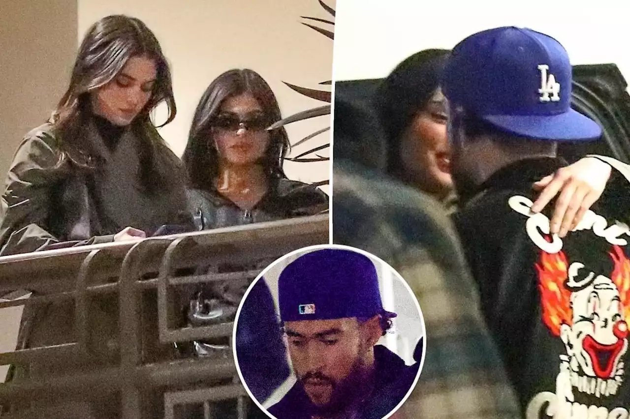 Kendall Jenner, Bad Bunny spotted hugging on date night amid romance rumors