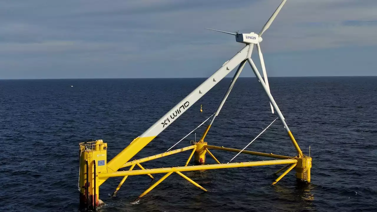 This floating wind turbine just generated its first kilowatt hour of power