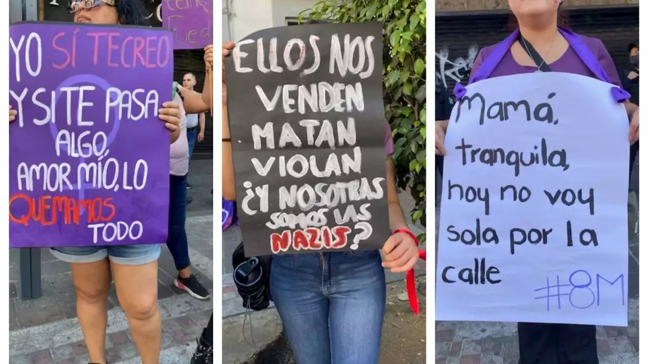 'Así como proteges monumentos, protege a tus mujeres': Miles protestan en la marcha #8M en Jalisco