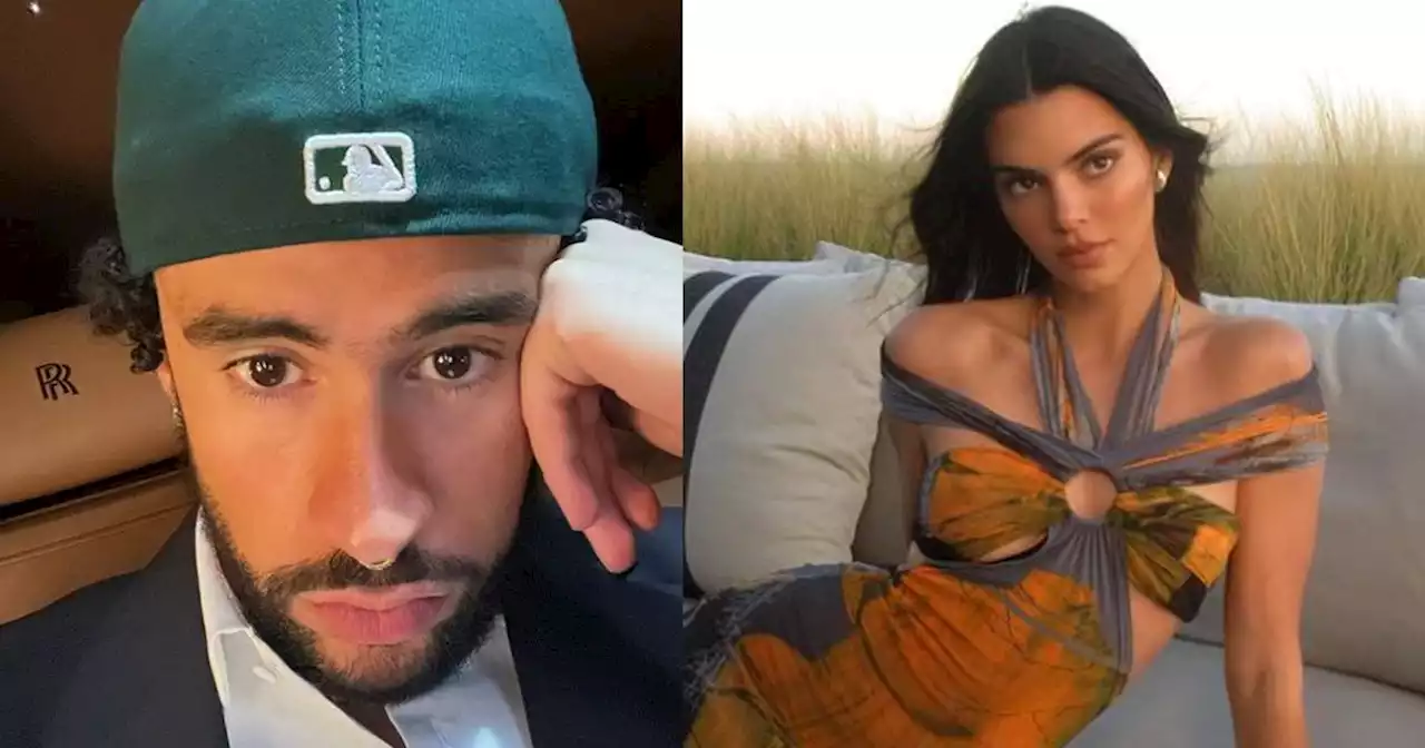 Kendall Jenner y Bad Bunny son captados dándose un beso