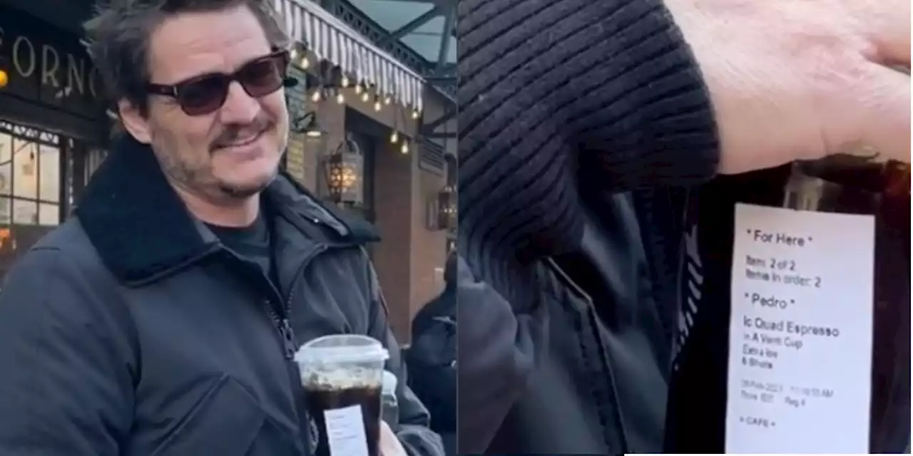 Pedro Pascal's Chaotic Starbucks Order Has Us Seriously On Edge