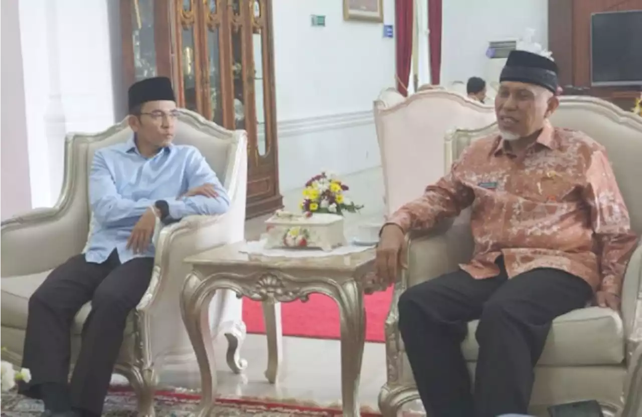 Bertemu Gubernur Sumbar, TGB Zainul Majdi Tegaskan Komitmen Partai Perindo Membangun Sumbar