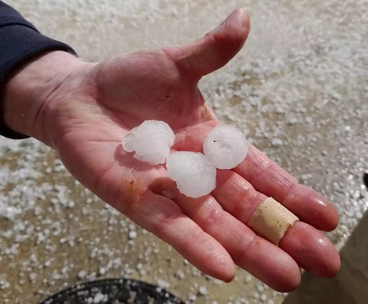 Orage de grêle en Charente-Maritime : « Comme des billes de 2 à 3 centimètres de diamètre »