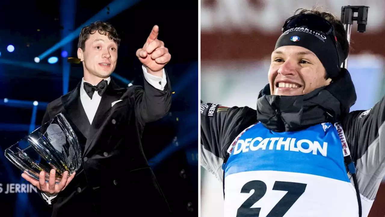 Skidskytte: Tommaso Giacomel hyllar Nils van der Poel efter karriärens första pallplats