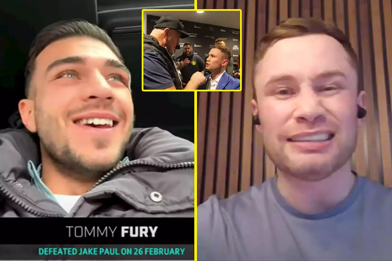 'Don't know s*** about boxing' - Tommy Fury enjoys telling Carl Frampton he proved him wrong