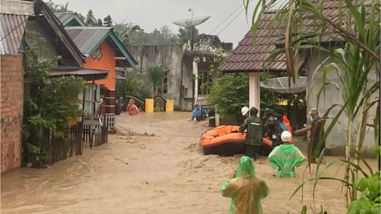 Banjir di Lahat Akibatkan 120 Rumah Terendam dan 1 Orang Tewas