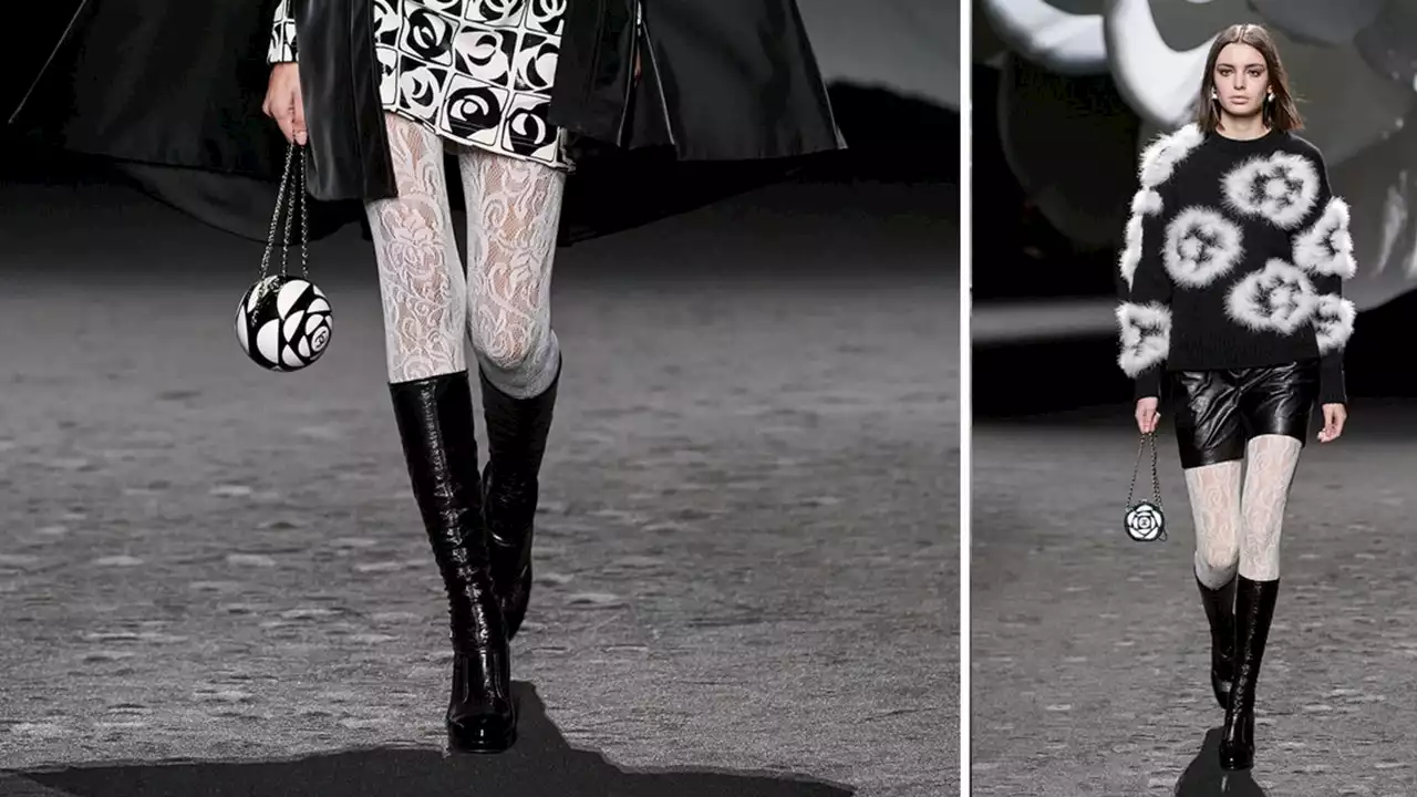 Chanel decreta el uso de botas altas con medias para Otoño-Invierno 2023