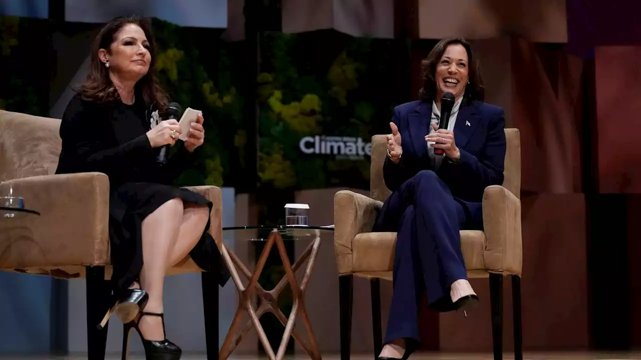 At Florida climate change summit, Harris stresses optimism