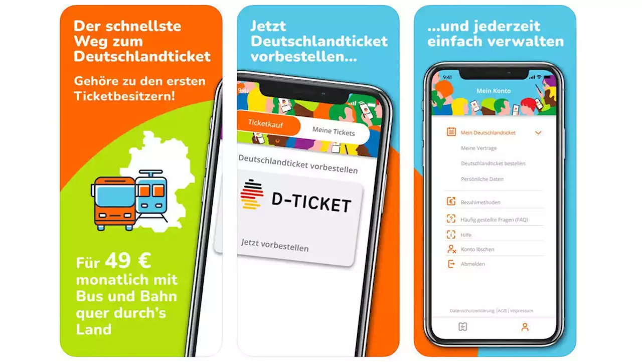 49-Euro-Ticket: Die ersten Apps sind da | W&V