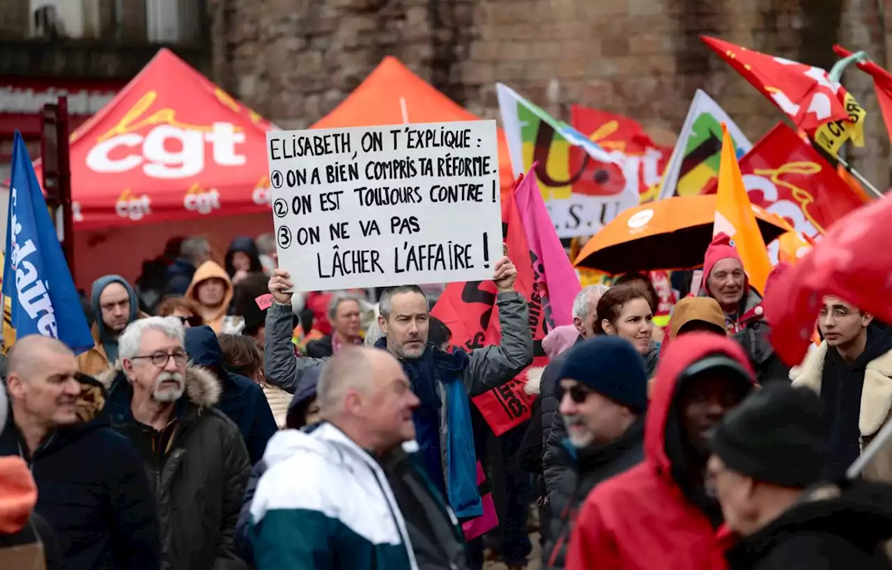 Des milliers de manifestants à Vire, le fief d’Elisabeth Borne