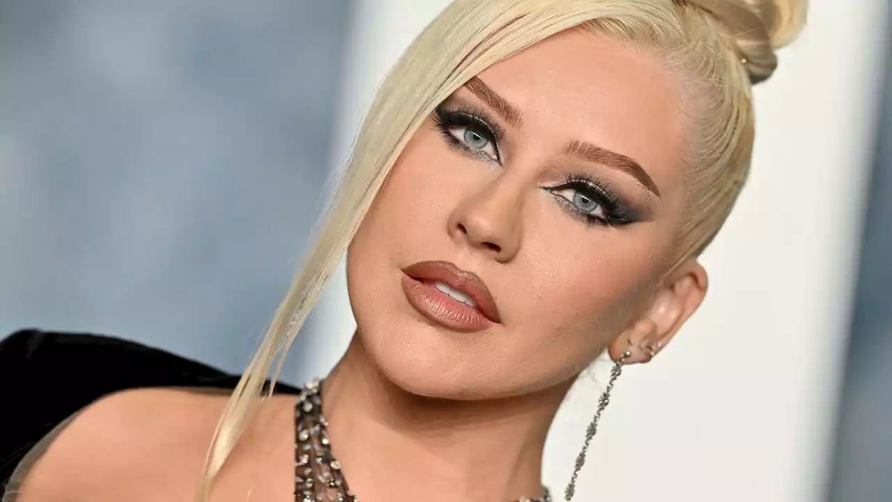 I Think Christina Aguilera Just Made Polka-Dot Eyeliner a Thing