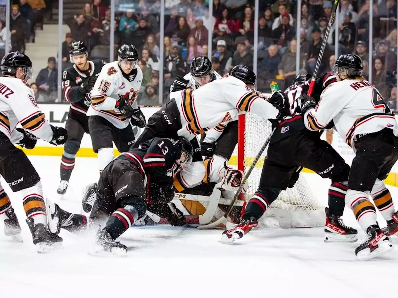 Hitmen drop WHL playoff opener as Rebels get the bounces