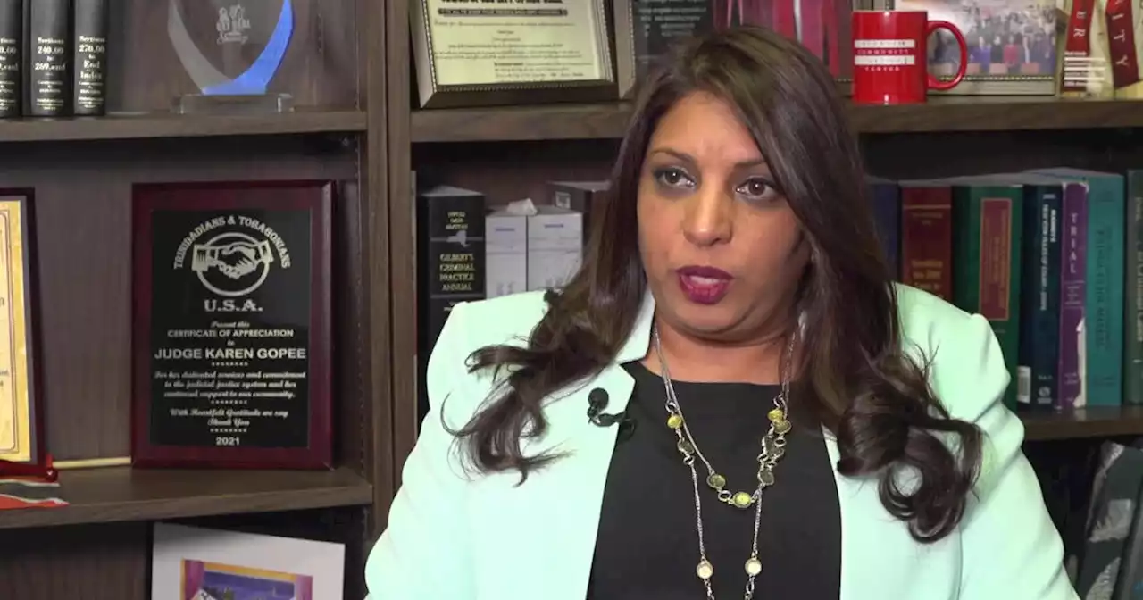 CBS2 sits down with Judge Karen Gopee, the first appointed Indo-Caribbean New York Supreme Court justice