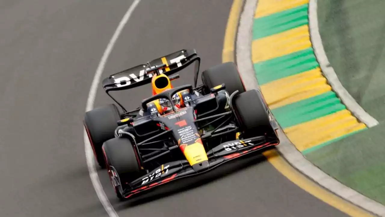 Verstappen takes pole in Australia as Perez skids out