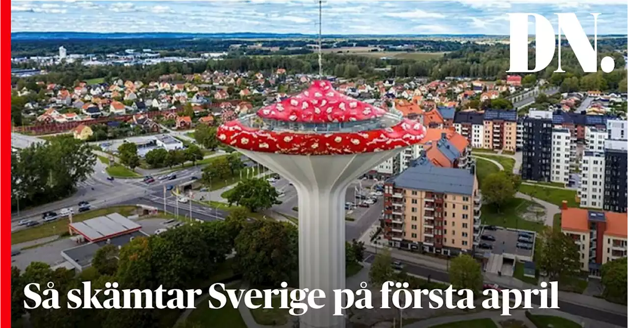 Så skämtar Sverige på första april