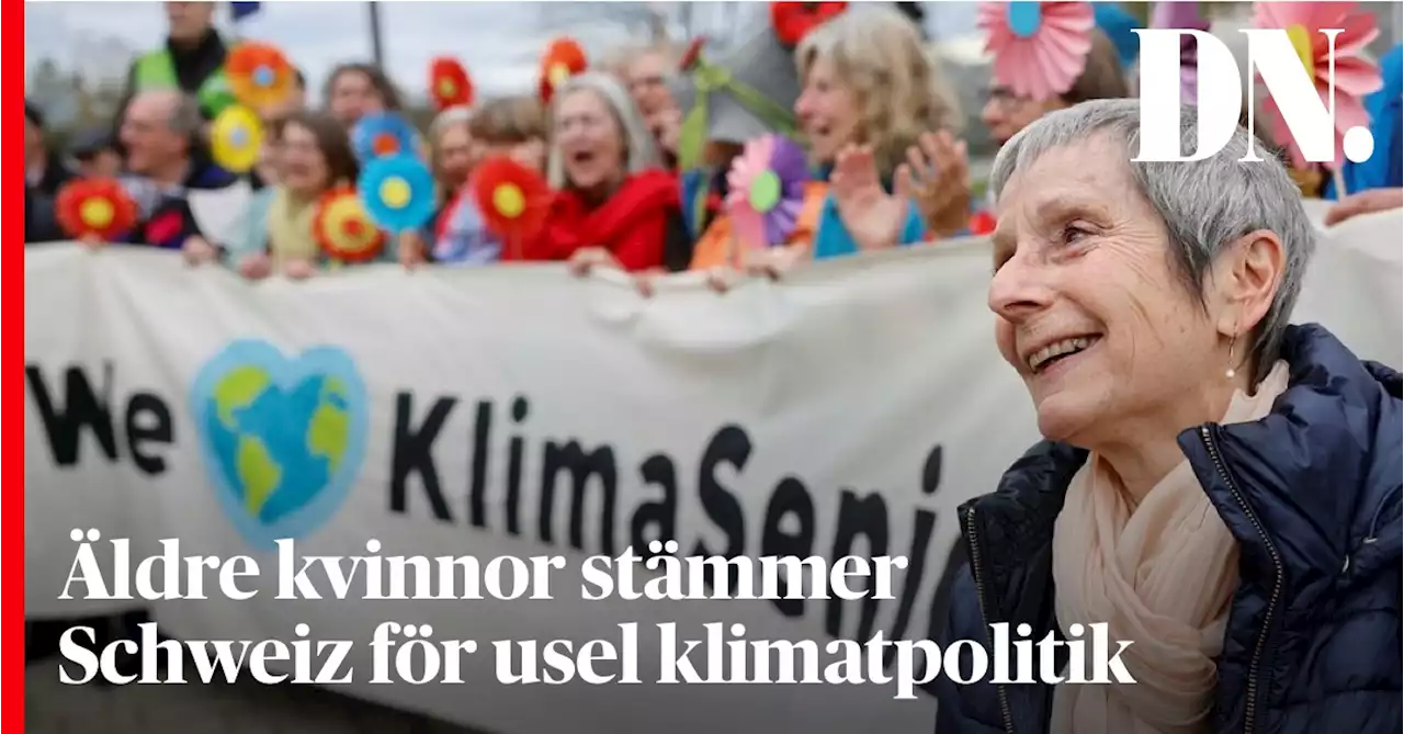 Äldre kvinnor stämmer Schweiz för usel klimatpolitik - förkortar deras liv