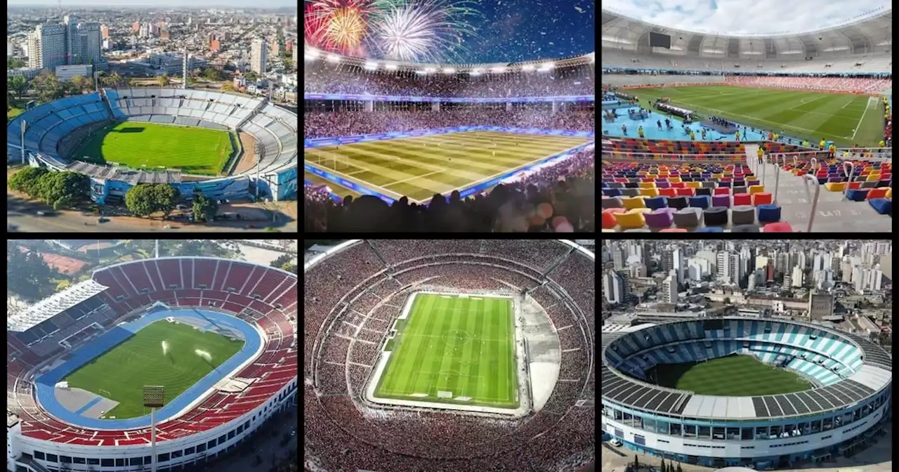 Conmebol presentó los 18 estadios que podrían ser sede del Mundial 2030