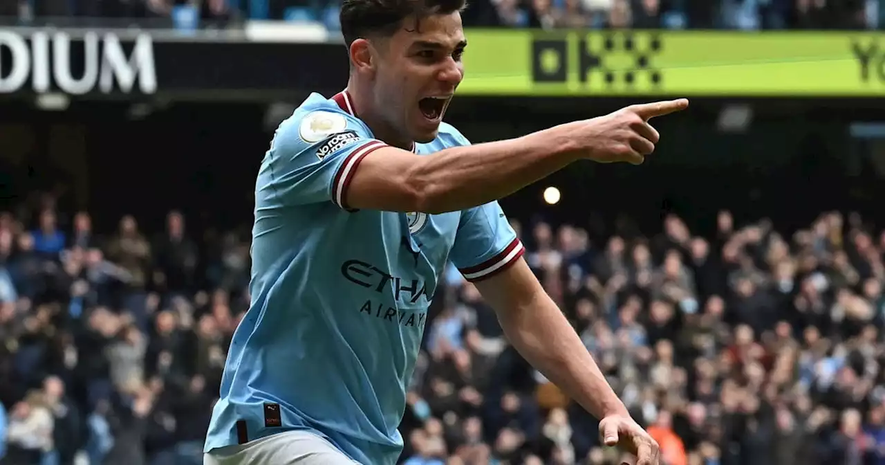 El récord de Julián Álvarez en su primera temporada en Inglaterra