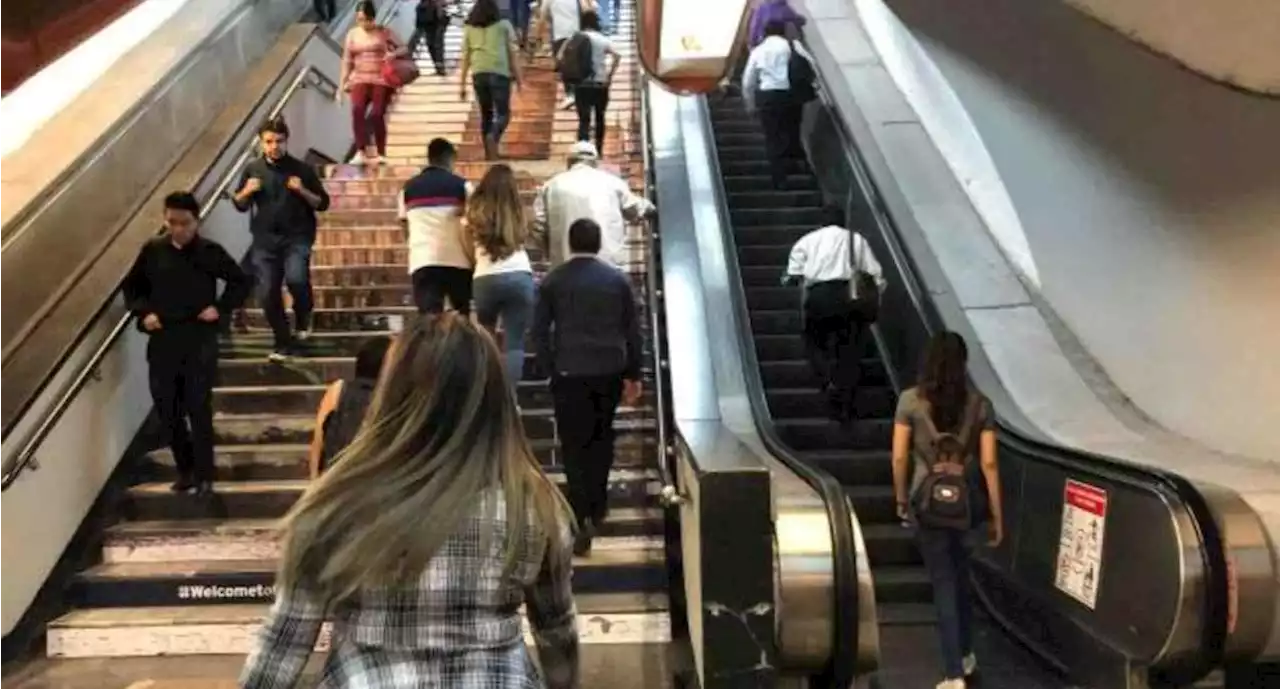 Denuncian usuarios escaleras eléctricas descompuestas en el Metro; están en operación 94.22%, responden autoridades | El Universal