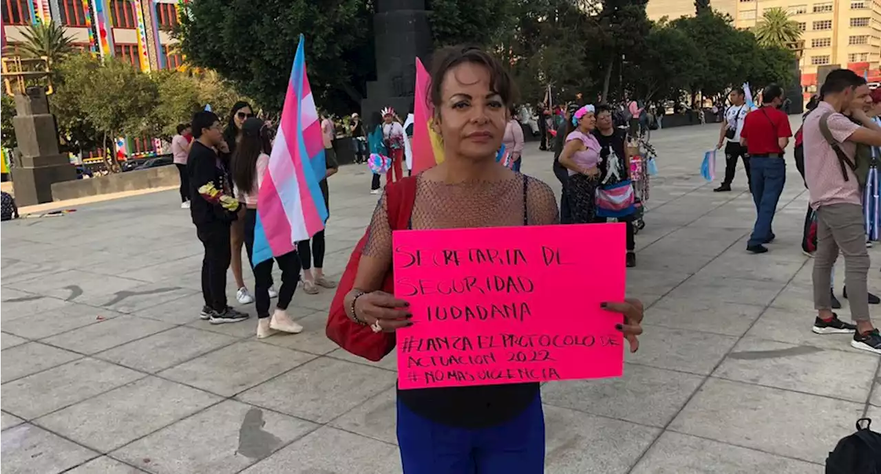 Inicia marcha por el Orgullo Trans en la CDMX | El Universal