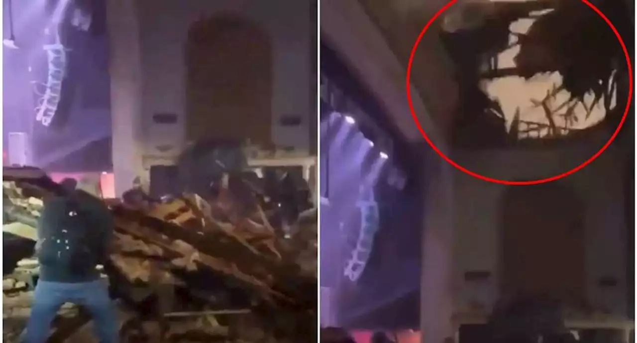 VIDEO: Se derrumba techo en pleno concierto de metal en EU; hay al menos un muerto | El Universal