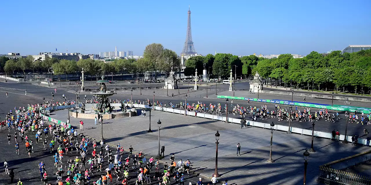 46ème édition du Marathon de Paris : 42,195 kilomètres autour des beaux monuments parisiens