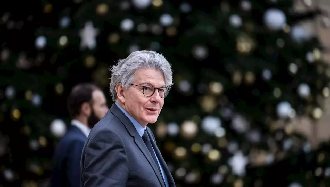 Avec Thierry Breton, commissaire européen au marché intérieur