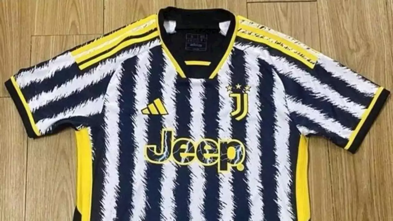 Juve, le prime immagini della maglia 2023-24: strisce particolari e tanto giallo