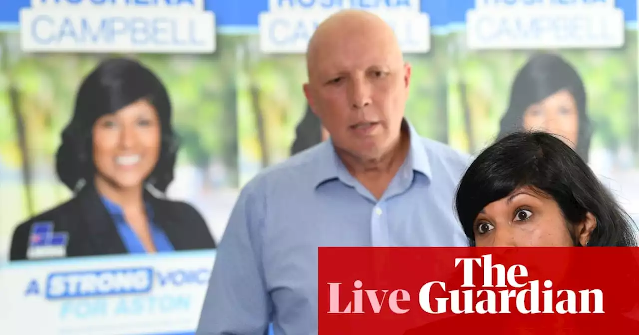 Australia news live: polls open in Aston byelection where Liberals fight to hold seat of former minister Alan Tudge