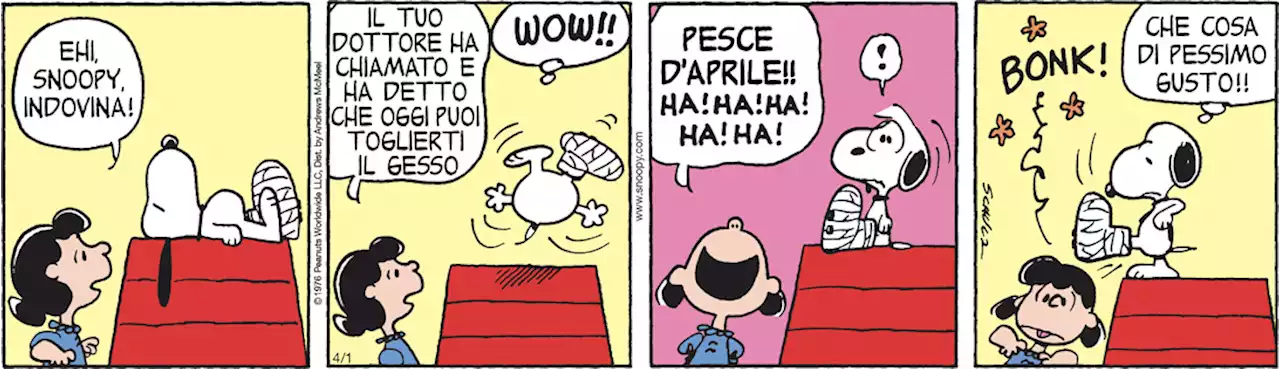 Peanuts 2023 aprile 01 - Il Post