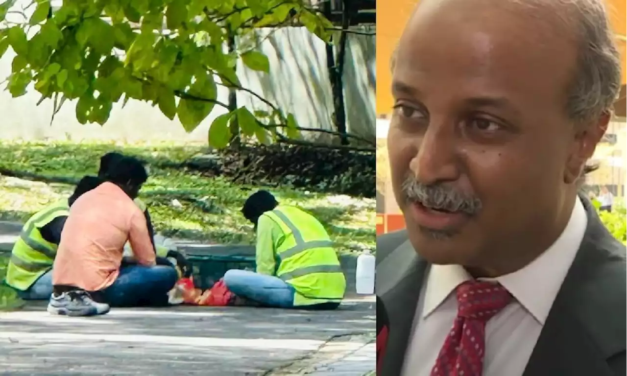 Paul Tambyah asks if migrant workers can be given more time to have a proper lunch - Singapore News