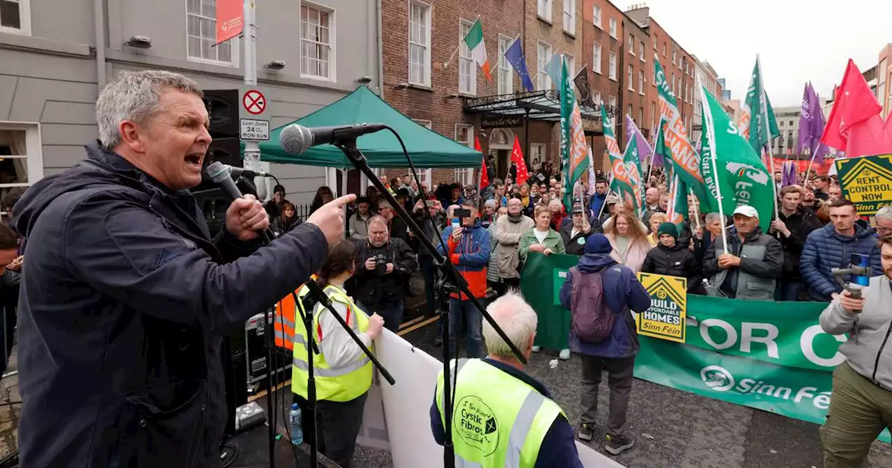 Dublin rally hears calls to ‘evict the Government’ over housing, living costs