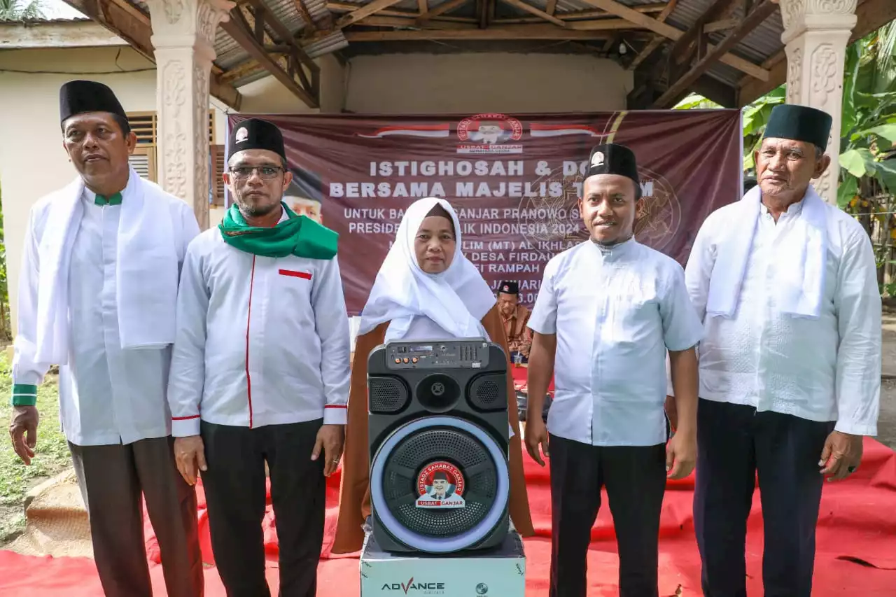 Usbat Ganjar Sumut Menggelar Buka Puasa Bersama dengan Majelis Taklim di Langkat