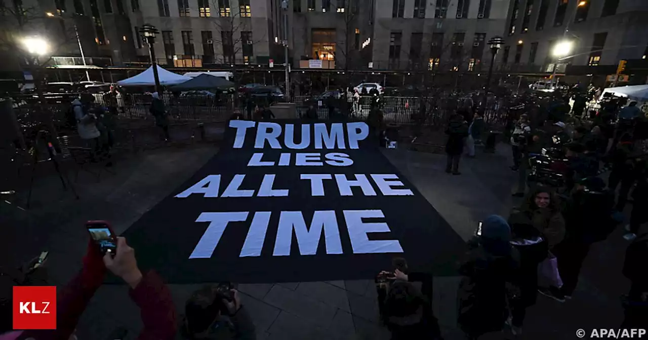 Nach Schweigegeldzahlungen: Anklageverlesung gegen Trump laut US-Medien am Dienstag | Kleine Zeitung