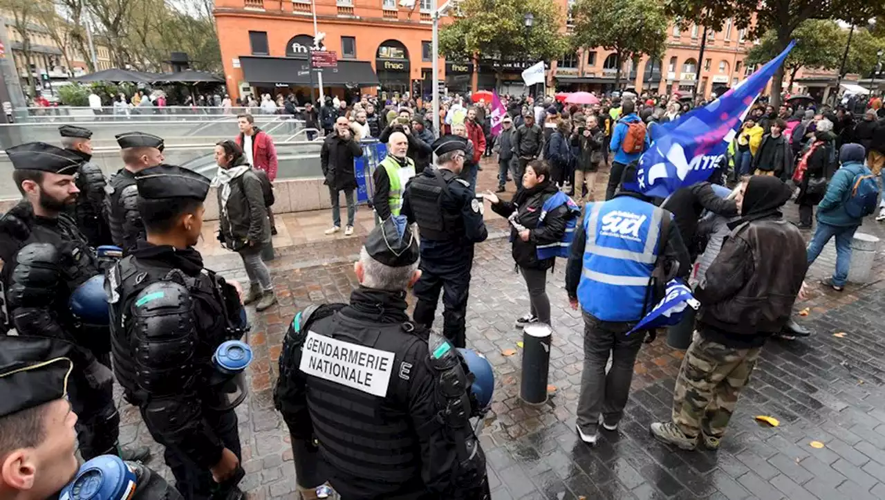 Réforme des retraites : une manifestation réunie près de 150 personnes à Toulouse sous haute surveillance