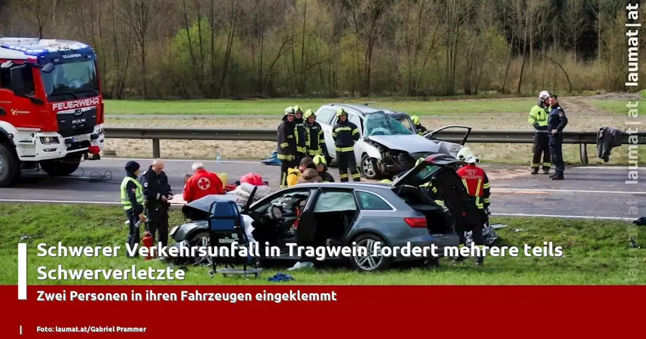 Schwerer Verkehrsunfall in Tragwein fordert mehrere teils Schwerverletzte | laumat|at