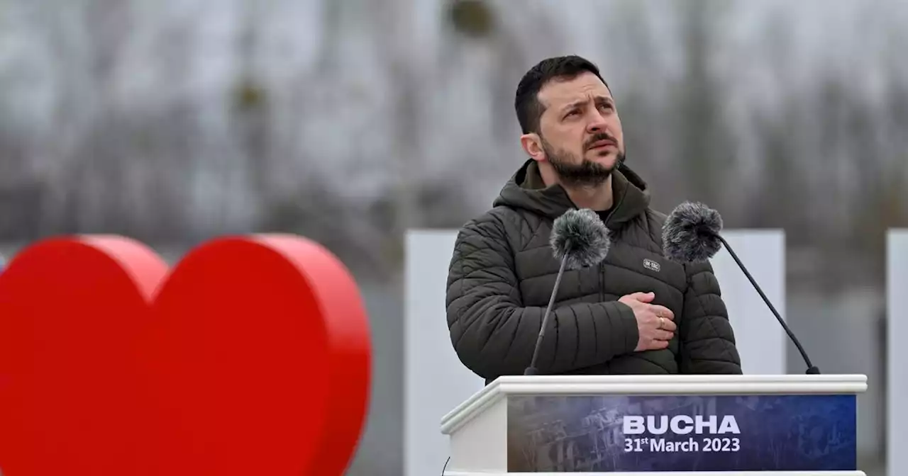 Guerre en Ukraine : pour Boutcha, Zelensky promet un 'nouveau Nuremberg'