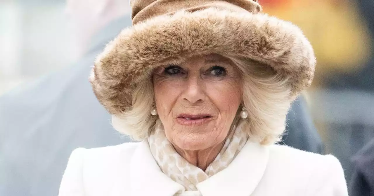 Assise derrière un pupitre d'écolier, Camilla Parker Bowles dévoile l'un de ses talents cachés