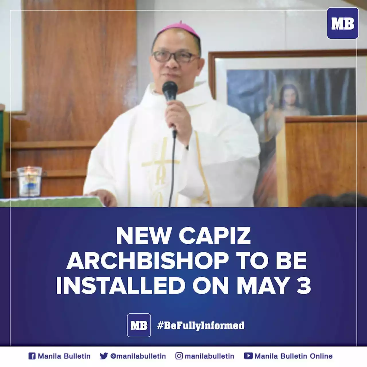 New Capiz archbishop to be installed on May 3