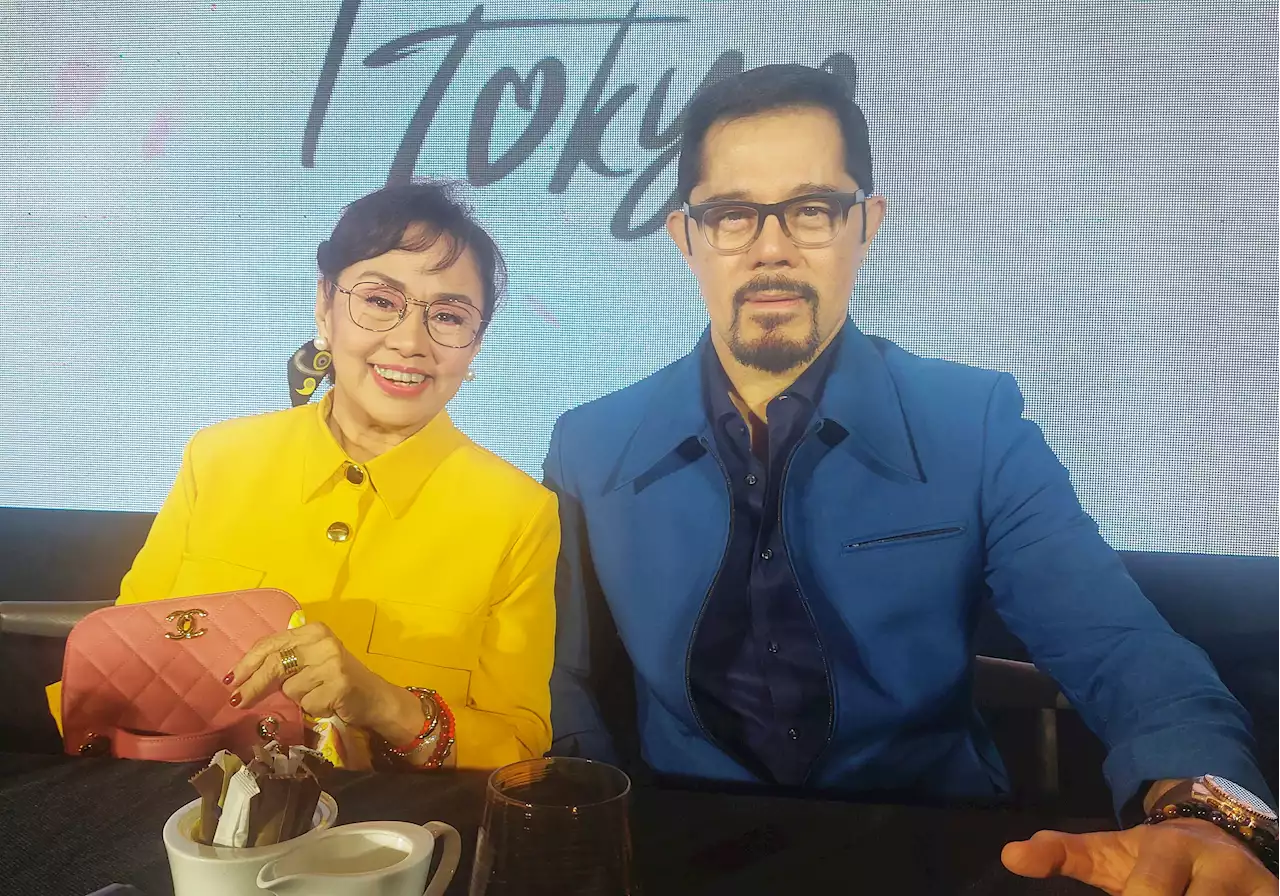 Vilma and Boyet are shooting their reunion movie in Tokyo