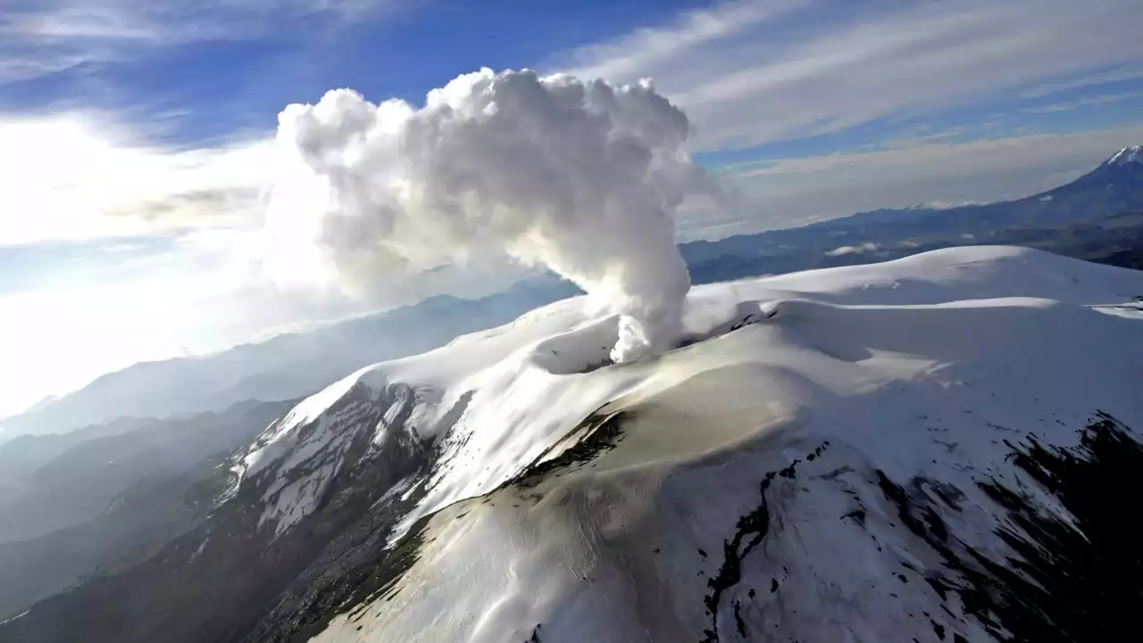 El Servicio Geológico aclara que la erupción del Nevado del Ruiz no es inminente