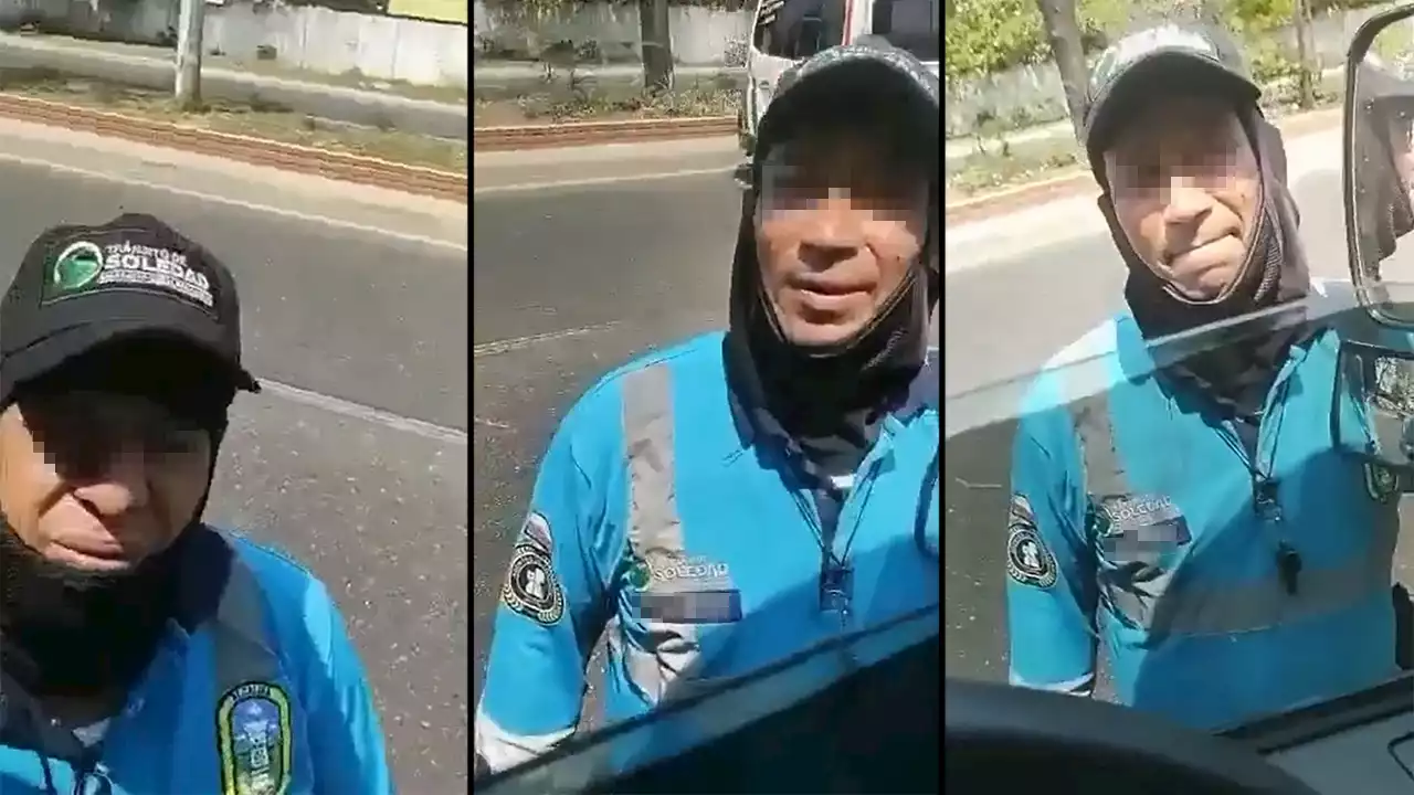 [VIDEO] Conductor de camión grabó agentes de tránsito que le pidieron ‘100 barras’