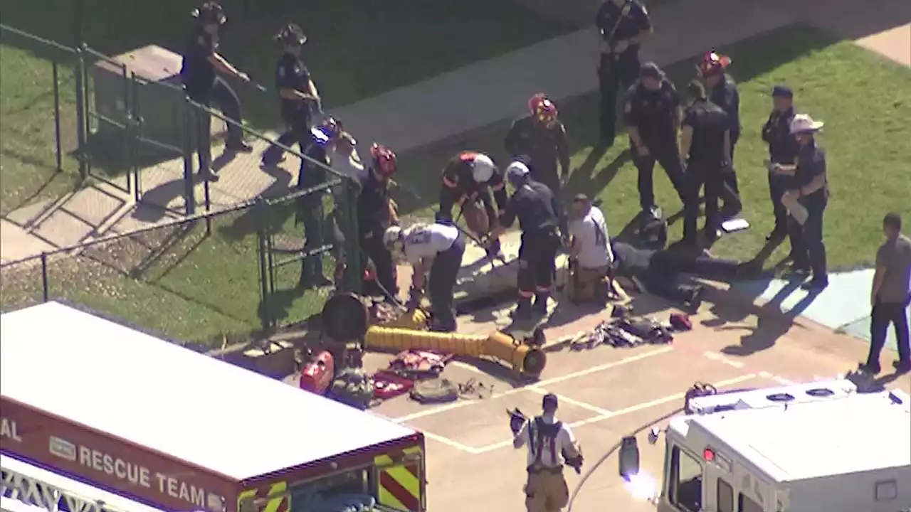 WATCH LIVE: Crews Free Child Stuck in Storm Drain at Arlington School