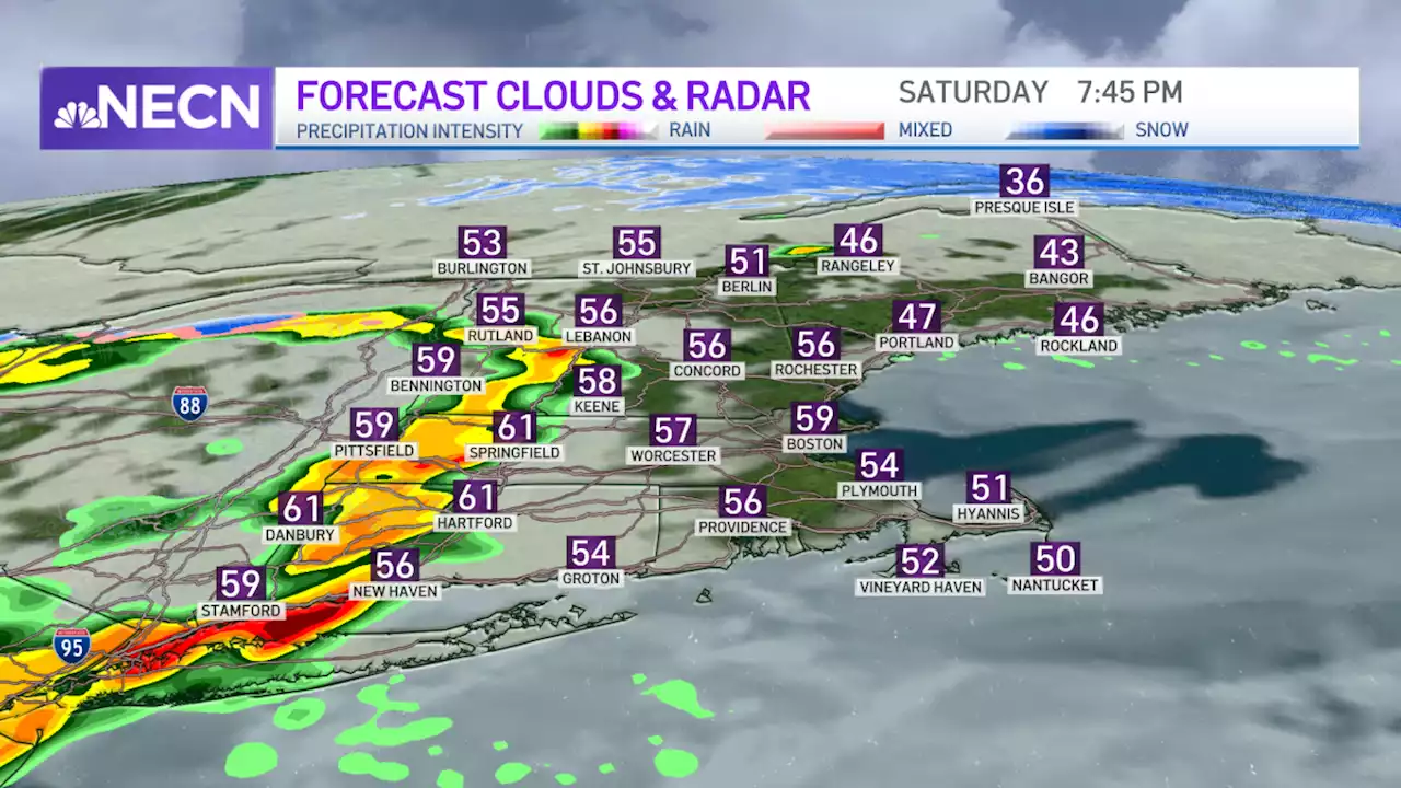 FIRST ALERT: Downpours and Gusty Winds to Continue on Saturday Night (Live Radar)