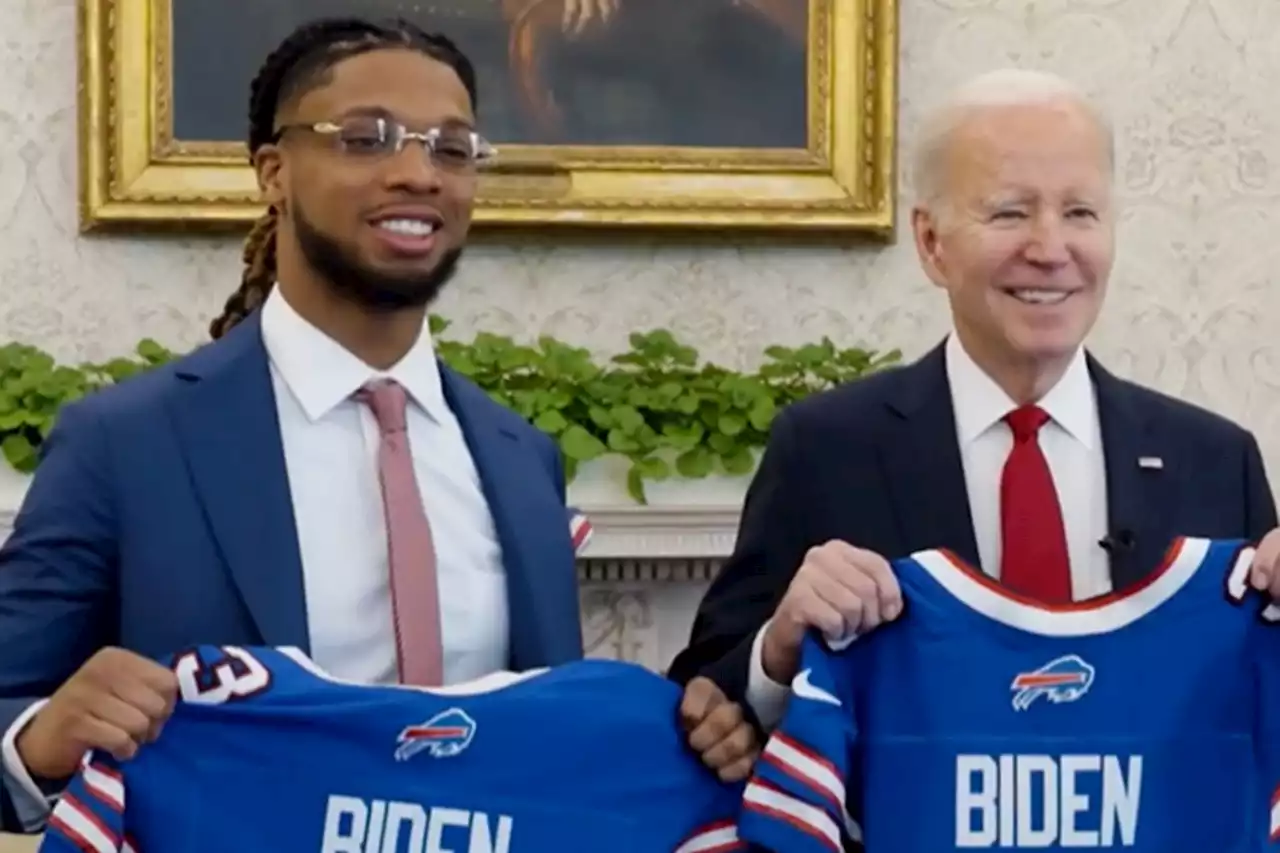 Damar Hamlin tells Joe Biden he will return to NFL in White House meeting