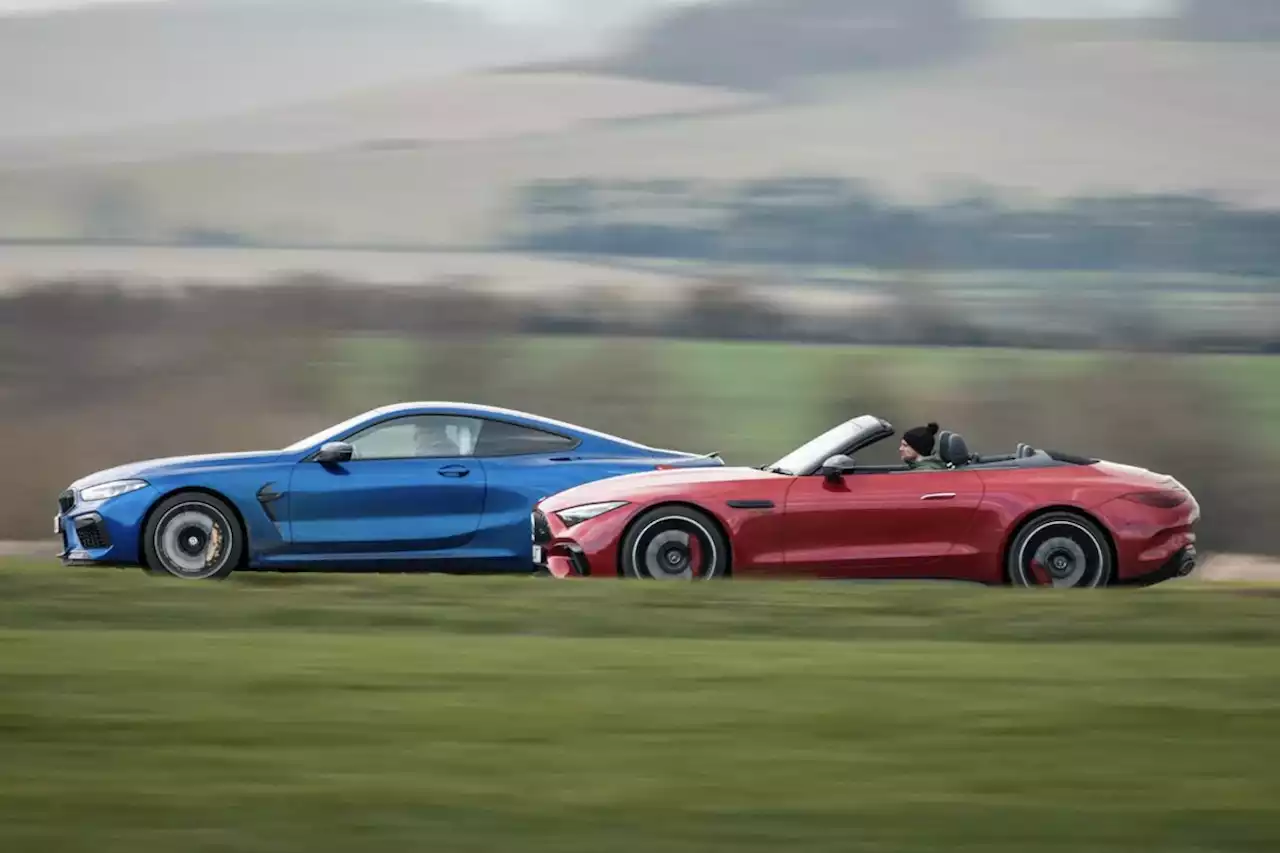 Mercedes-AMG SL55 vs. BMW M8 Competition