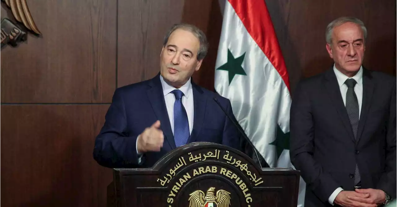 Syria foreign minister makes first Egypt visit for more than a decade